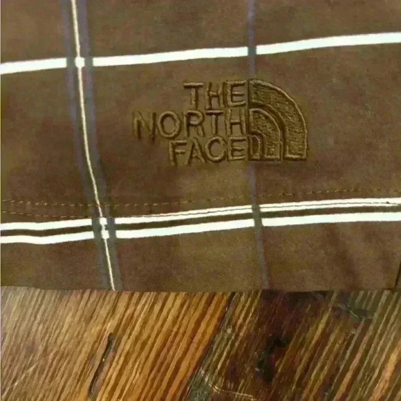 Men’s The North Face Brown Geometric Swim Trunks Size Large - Picture 3 of 15